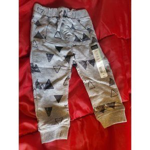 Okie dokie baby jogger size 18m pants gray nwot doritoes shape pattern sweat p